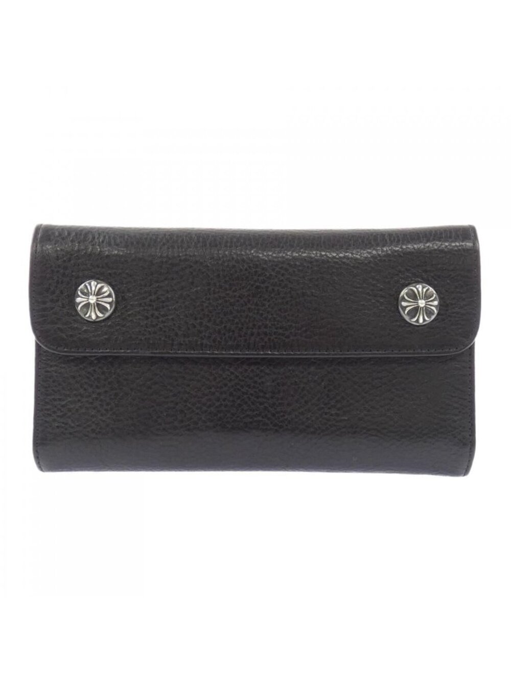 Chrome Hearts Wave Cross Btn Button 304 Wallet